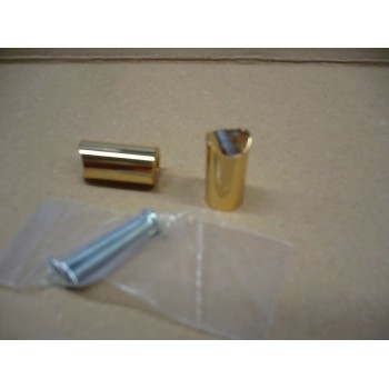 bouton poignée doré pour meuble tiroir armoire h 22 mm Ø 12 mm métal lot 2 3297866187373