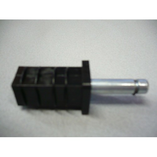 fixation douille pour tube carré 20 x 20 mm tige 8mm hauteur 31mm embout nylon clips 3297863497178