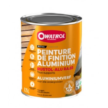 Peinture finition antirouille décorative Alu aluminium RA85 0.75L OXI tous supports 3297970607552