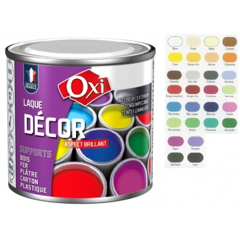Peinture laque décoration multi supports intérieur extérieur 60ML OXI couleurs aux choix 3285820018436