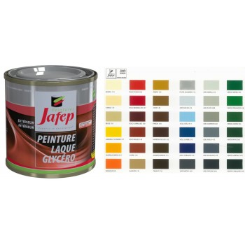 Peinture protection décoration multi supports fer bois plâtre intérieur extérieur 0.125L JAFEP Couleurs aux choix 8423005034580