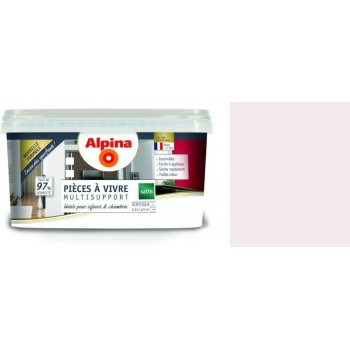 Peinture décoration acrylique rose des sables satin 2.5l ADDICT pièces à vivre chambre séjour salon multi supports 3700178343295