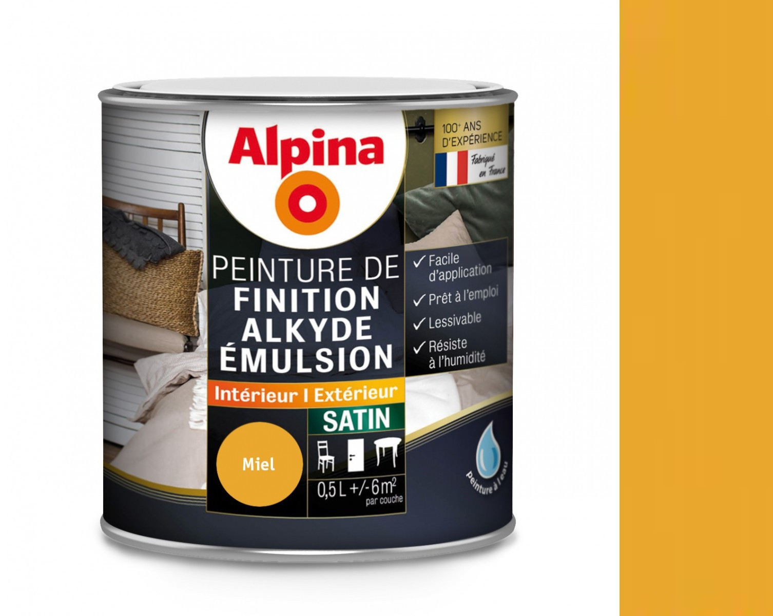 ALPINA - Alpina Peinture Sol - Intérieur & Extérieur - Satin - 0