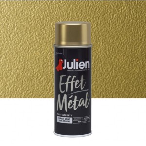 Aérosol peinture multi supports or effet métal brillant 400ml JULIEN 3256615070229