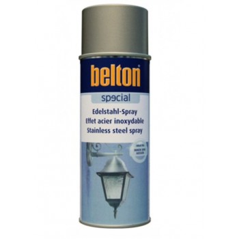 Aérosol peinture spécial effet acier inoxydable inox 400ML BELTON 4015962835818