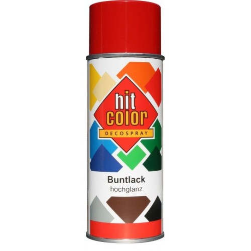 Aérosol peinture décoration RAL 3002 Rouge carmin brillant HITCOLOR BELTON 4015962814875