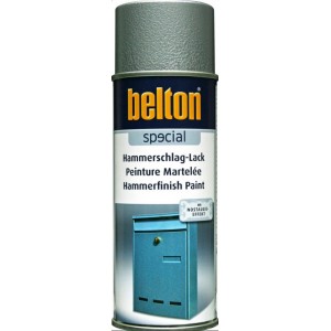 Aérosol peinture multi supports argent effet martelé brillant 400ml BELTON 4015962830011