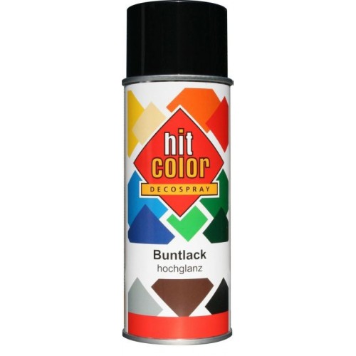 Aérosol peinture noir mat RAL 9005 multi supports 400ml HITCOLOR BELTON 4015962810303