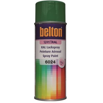 Peinture aérosol RAL 6024 Vert signalisation brillant 400ML SPECTRAL BELTON 4015962837966
