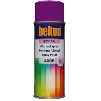 Peinture aérosol RAL 4008 Violet signalisation brillant 400ML SPECTRAL BELTON 4015962837553