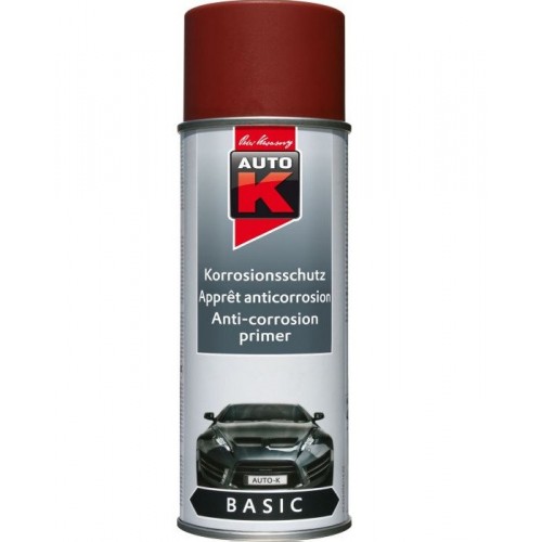 Appret anti-corrosion phosphate de zinc Auto-K pour carrosserie coloris  rouge / Brun ou beige (Aerosol 400ml)