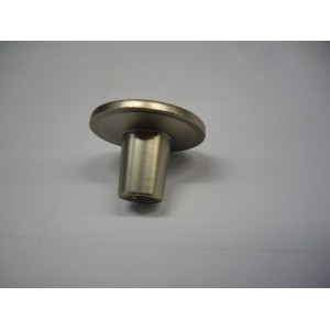 bouton concave 25 mm zamac nickelé satiné pour meuble tiroir armoire 3297866101775
