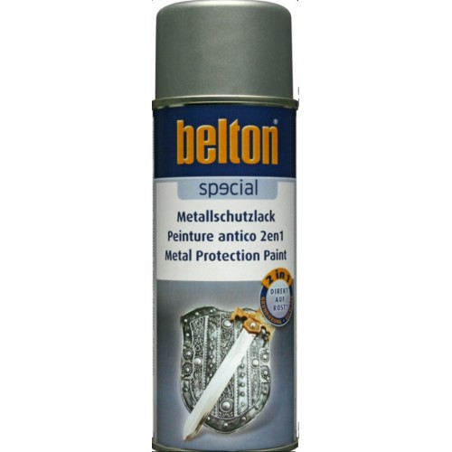 Aérosol peinture finition protection anticorrosion argent métal 400ml BELTON 4015962835566