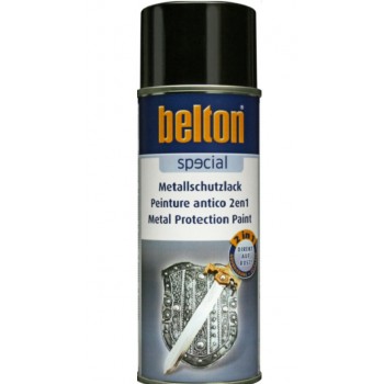 Aérosol peinture finition protection anticorrosion noir 400ml BELTON 4015962835528
