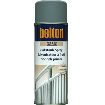 Aérosol peinture galva à froid anti corrosion zinc pur 400ml BELTON 4015962835399