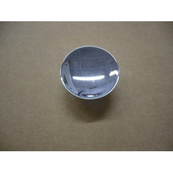 bouton concave 45 mm zamac chromé haut 16mm pour meuble tiroir armoire 3297866103106