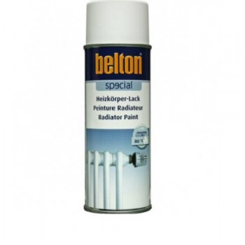 Aérosol peinture haute température radiateur 80°C Blanc 400ML BELTON 4015962834514