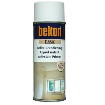 Aérosol peinture primaire isolant Blanc masque les tâches 400ML BELTON 4015962835320