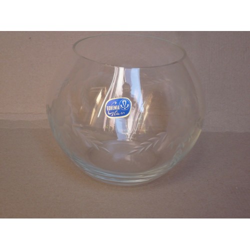 Vase En Forme De Boule De Verre Transparent, Récipient De