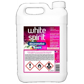 White spirit désaromatisé sans odeurs diluant nettoyant 5L ONYX 3183943695506