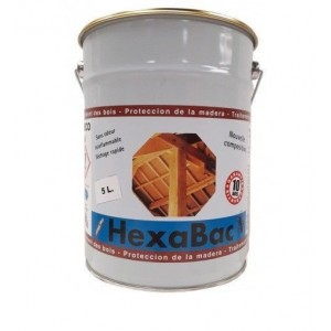 Traitement bois insecticide anti termites anti bleu 5L HEXABAC 3760008360007