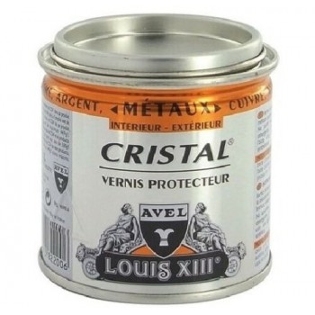Vernis cristal protection métal fer cuivre alu laiton incolore brillant 125ML LOUIS13 AVEL 3324013822006