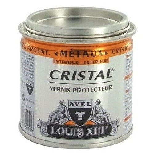 Vernis cristal protection métal fer cuivre alu laiton incolore brillant 125ML LOUIS13 AVEL 3324013822006