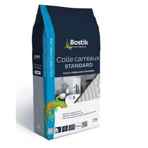 Colle carreaux carrelage standard intérieur Blanc 5Kg C1T BOSTIK 3549210024521