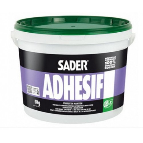 Colle pour sols Produit de maintien 5kg ADHESIF SADER 3184410467206