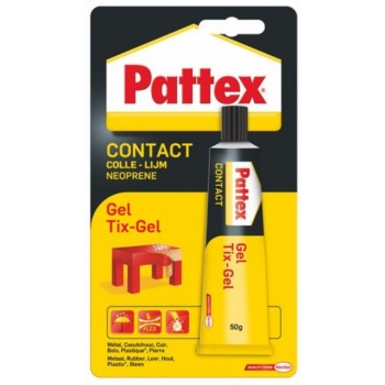 Colle contact gel 50Gr assemblage placage tous matériaux PATTEX 5410091260408