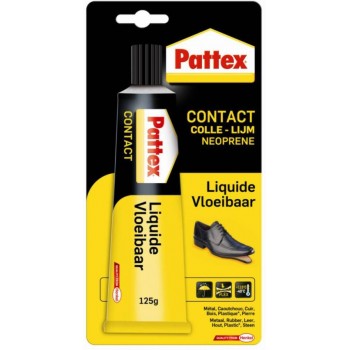 Colle contact liquide 125ml assemblage placage tous matériaux PATTEX 5410091262655