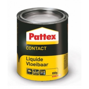 Colle contact liquide 650Gr assemblage placage tous matériaux PATTEX bois métal caoutchouc cuir 5410091268718