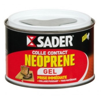 Colle contact puissante néoprène tous matériaux gel 250ML SADER 3549210210825