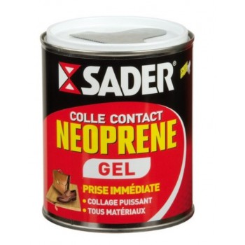 Colle contact puissante néoprène tous matériaux gel 750ML SADER 3549210210849