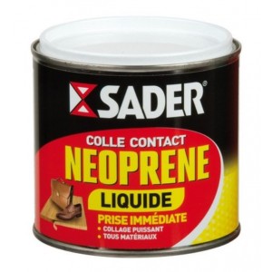 Colle contact puissante néoprène liquide tous matériaux 500ml SADER 3549210212430