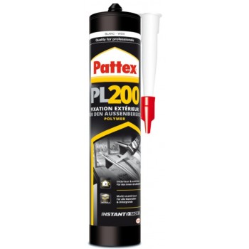 Colle Technologie Flextec Polymère tous matériaux même humide cartouche 450Gr PL200 PATTEX 4015000419154
