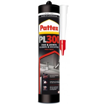 Colle polymère puissante souple tous matériaux même humide 400gr PATTEX flextec PL300 3178040658110