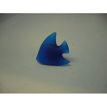 bouton poisson bleu en résine 47 *52 mm+ vis pour meuble et tiroir 3274593302309
