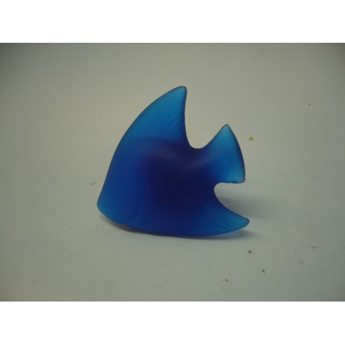 bouton poisson bleu en résine 47 *52 mm+ vis pour meuble et tiroir 3274593302309