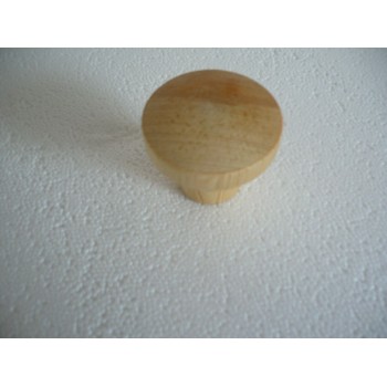 bouton bois pin brut Ø 48 mm hauteur 40 mm pour meuble tiroir 3297867524504