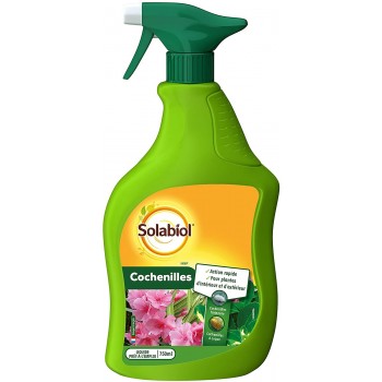 Traitement insecticide anti cochenilles plantes fleurs jardin prêt à l'emploi SOLABIOL 3664715029731