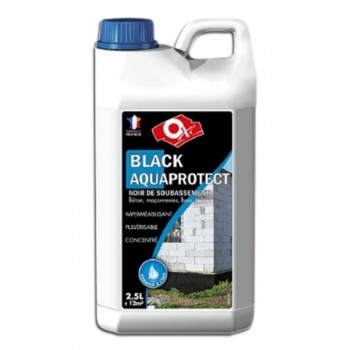 Revêtement protection imperméabilisation fondation soubassement black aquaprotect 1L OXI 3285820056186