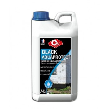 Revêtement protection imperméabilisation fondation soubassement black aquaprotect 2.5L OXI 3285820056193