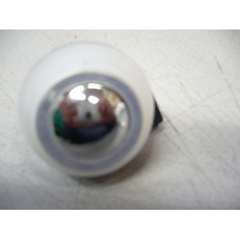 roulette sphérique Ø 40 mm charge 20 kg zamac chromé avec bague de protection amovible en plastique 3297863401106