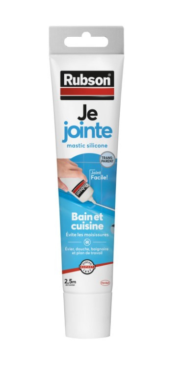 MASTIC ACRYLIQUE BLANC SILICONE 300 ML JOINT FISSURES MENUISERIE MACONNERIE