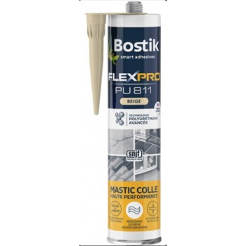Mastic colle polyuréthane beige haute performance flexpro PU811 BOSTIK 3549212486181