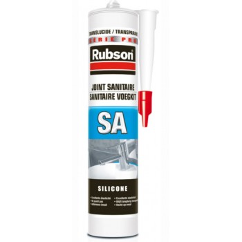 Mastic silicone sanitaire translucide surface émaillée anti moisissures SA RUBSON 3175790005201