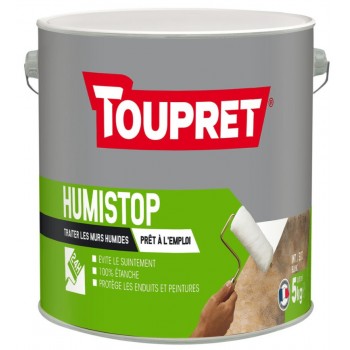 Humistop traitement murs humides préserve enduit peinture 5kg TOUPRET 3178310017289