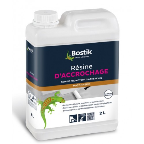 Résine d'accrochage renforce résistance à l'eau et à la fissuration 2l BOSTIK 3549210029199