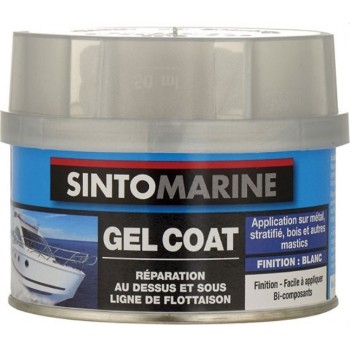 Mastic gel coat réparation marine dessous dessus ligne de flottaison 170ml SINTO MARINE 3169981312001
